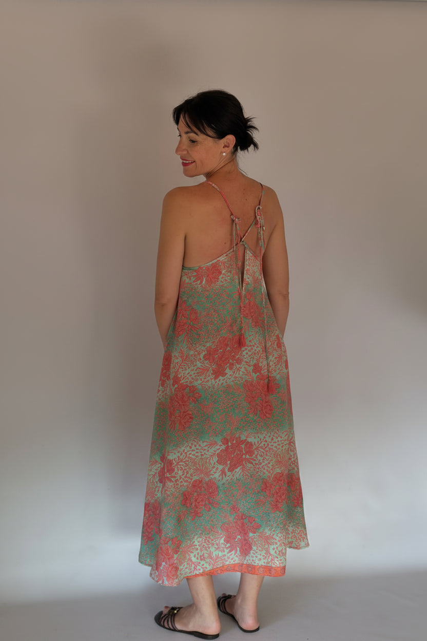 Vestito lungo cristallo