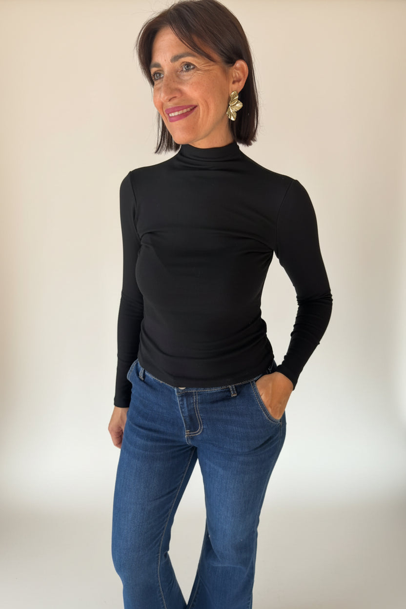Maglia manica lunga nera