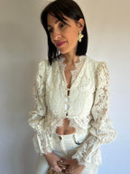 Camicia in pizzobianco