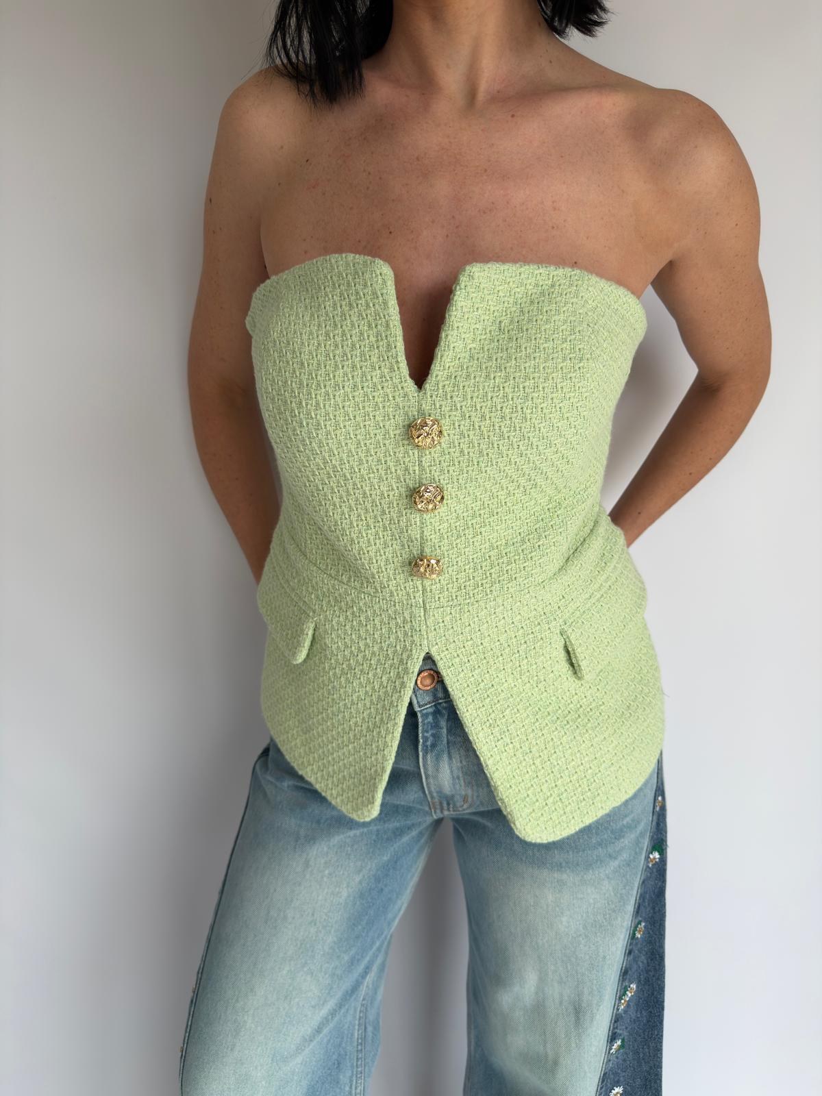Top Lumina verde lime