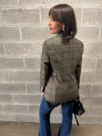 Blazer doppio petto scozzese