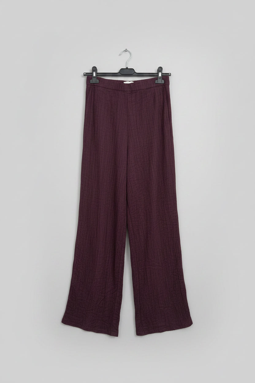 coordinato elasticizzato viola
