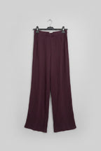 coordinato elasticizzato viola