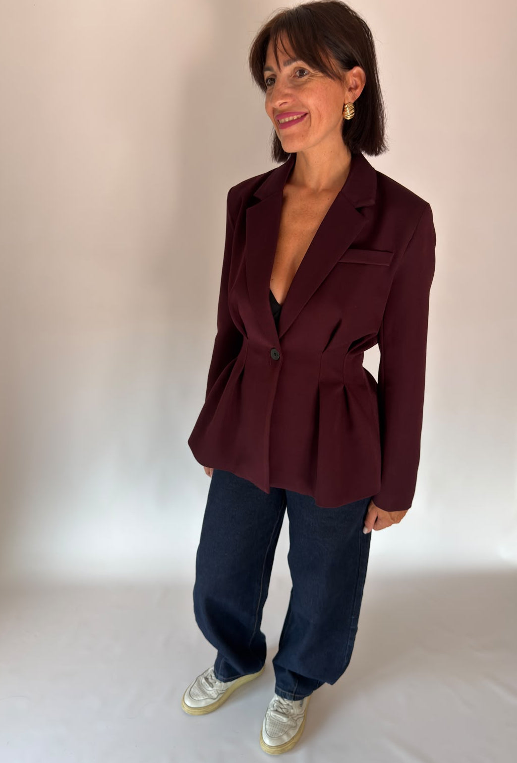 Giacca bordeaux Lumina