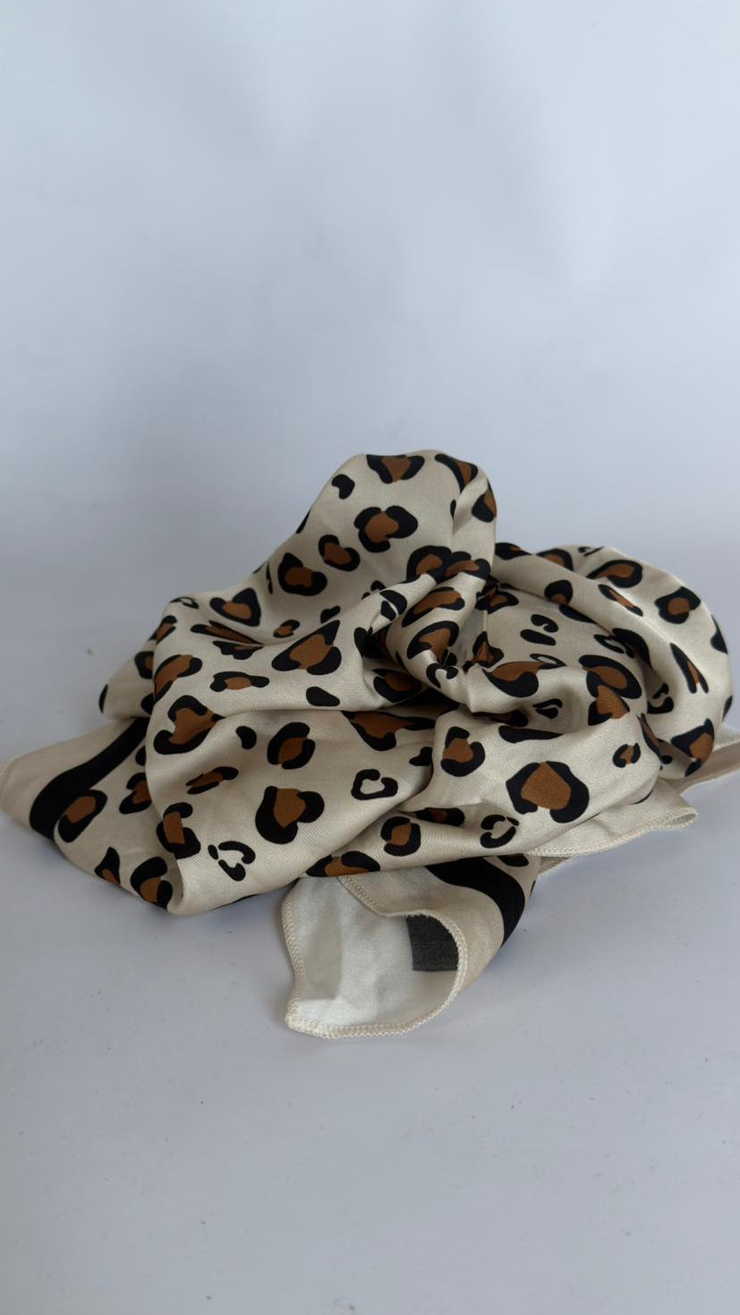 Foulard leopardato