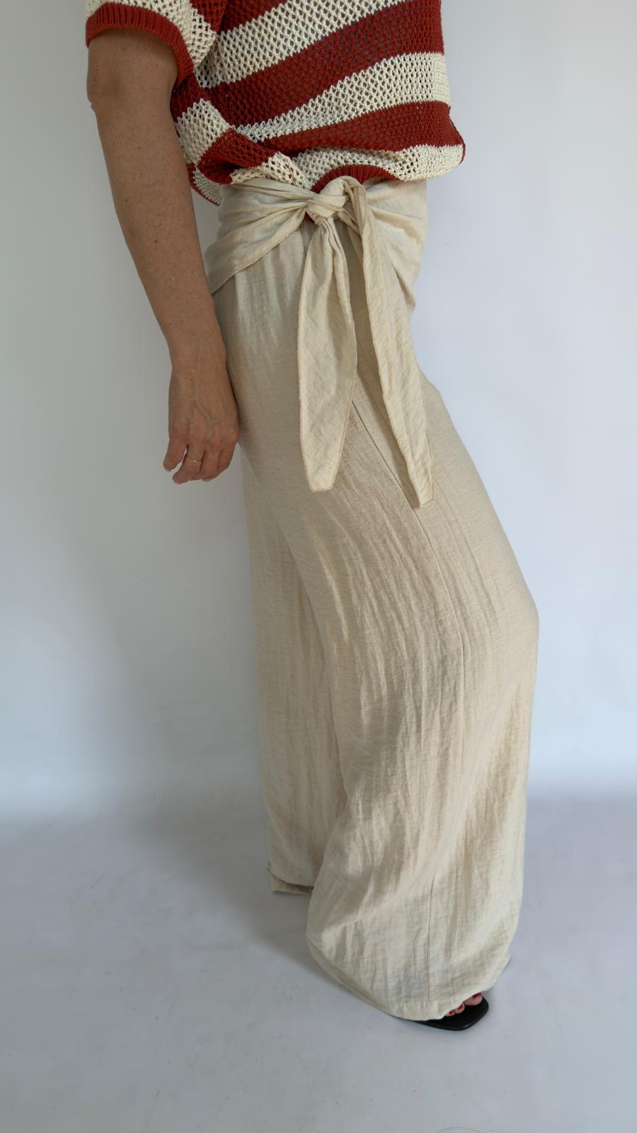 Pantalone crema