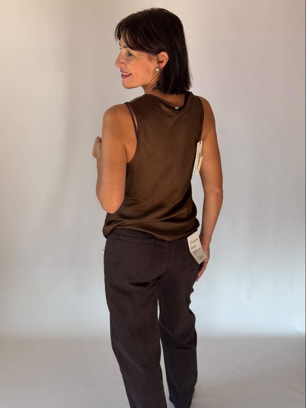 Top marrone Philia Loft
