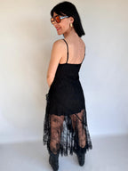 Vestito pizzo nero