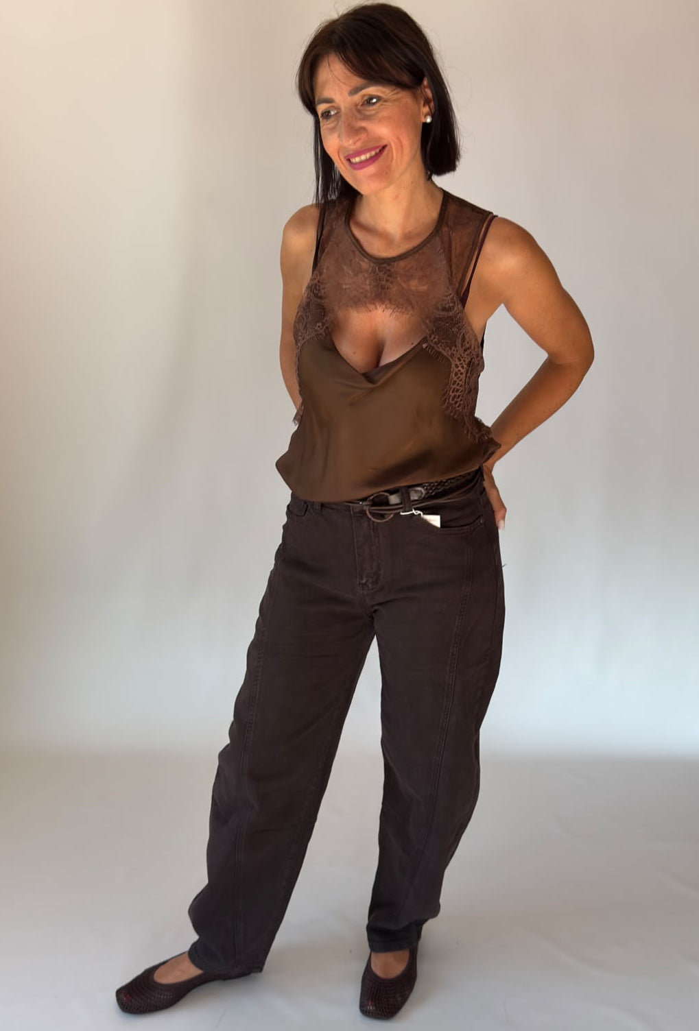 Jeans marroni