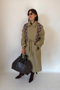 Trench beige lungo