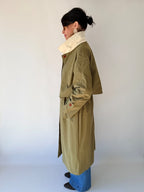 Trench lungo verde militare