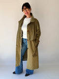 Trench lungo verde militare