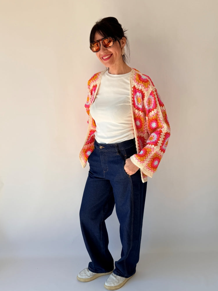 Cardigan uncinetto