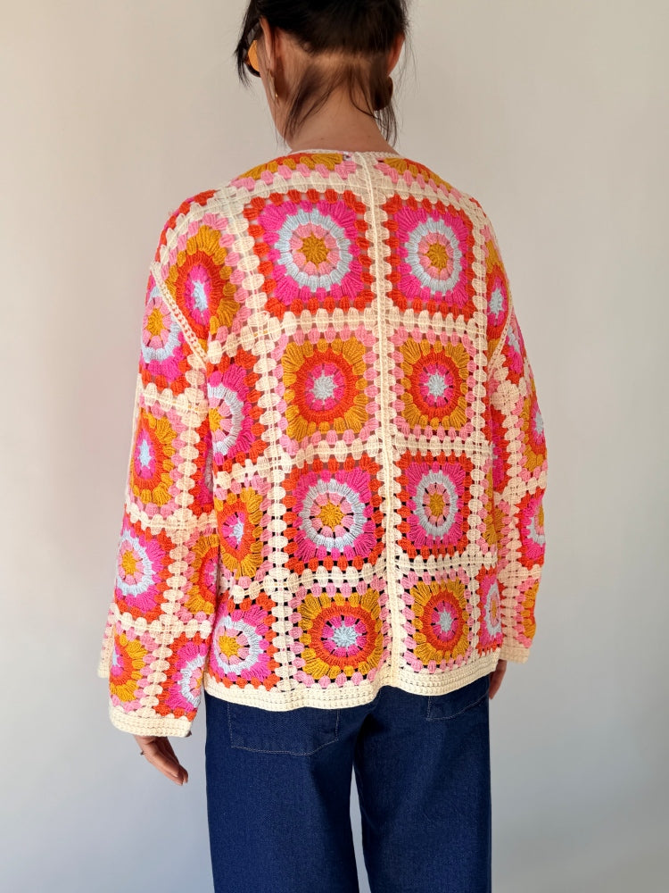 Cardigan uncinetto