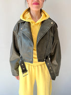Giubbino vintage oversize grigio
