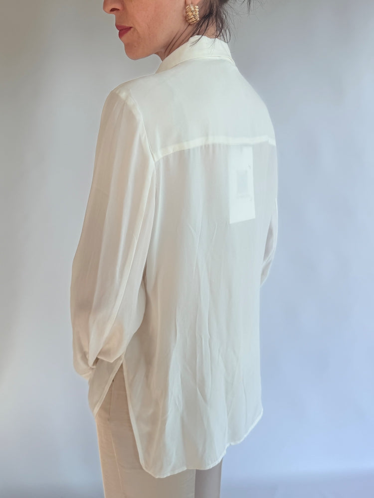 Camicia in cupro Lumina