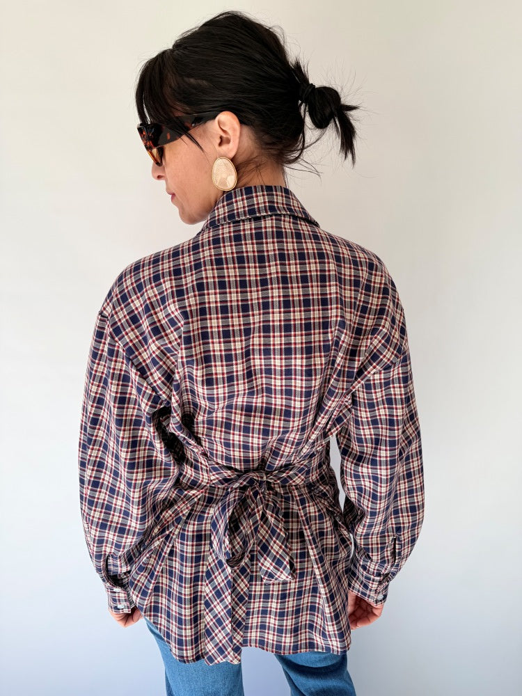 Camicia Lumina scozzese rossa