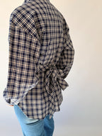 Camicia Lumina scozzese blu