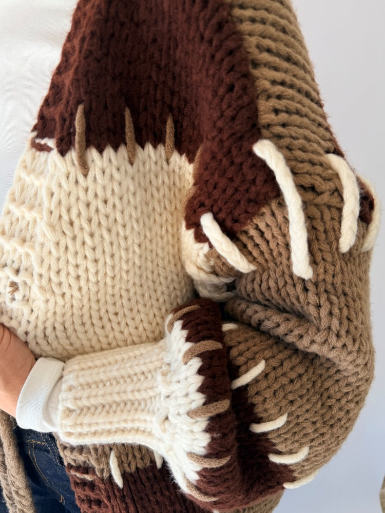 Cardigan patchwork