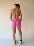 Tuta Jumpsuite corta rosa