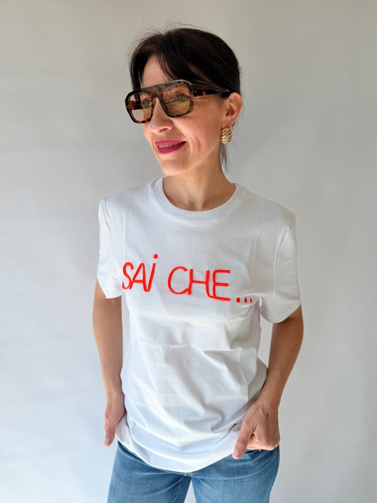 T-shirt manica corte over-size