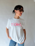 T-shirt manica corte over-size