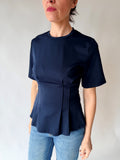T-shirt maniche corte blu