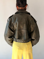 Giubbino vintage oversize grigio
