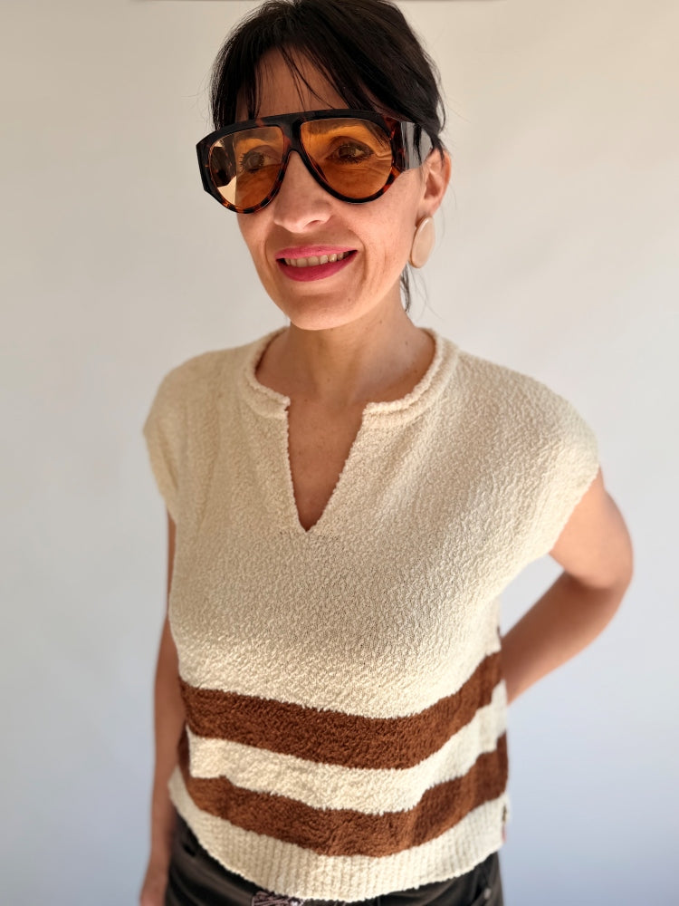 Smanicato in maglia
