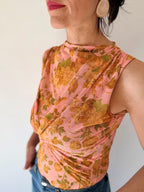 Body floreale arancio