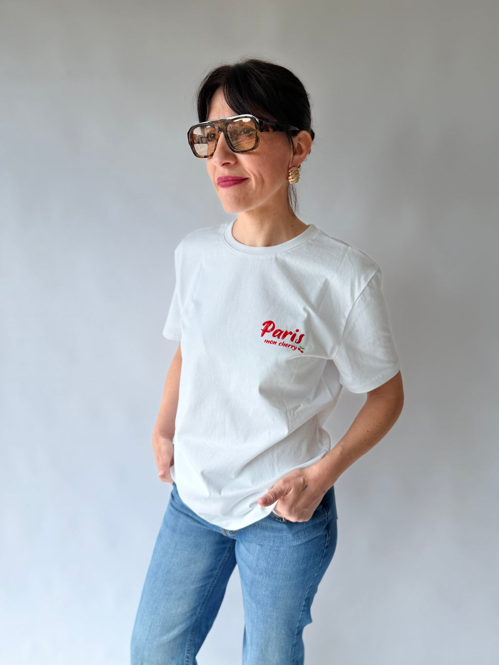 T-shirt manica corte over-size paris
