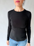 T-shirt manica lunga nera