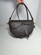 Borsa in pelle marrone