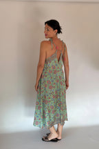 Vestito lungo smeraldo