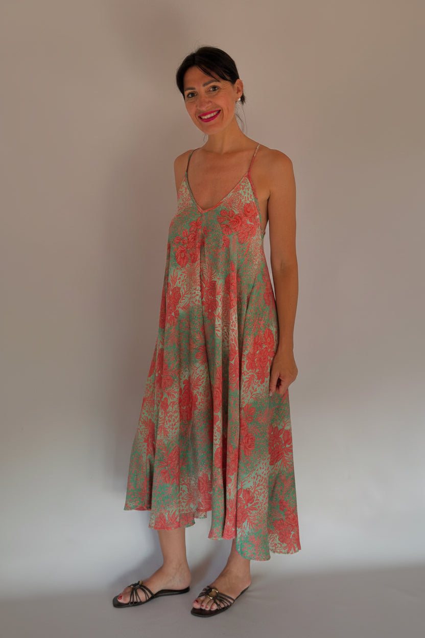 Vestito lungo cristallo