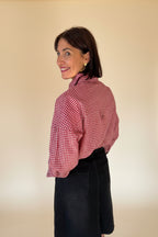 Camicia a quadretti rossa