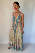 Vestito lungo miele