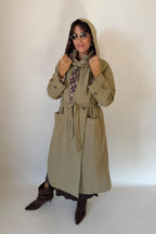 Trench beige lungo
