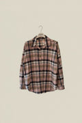 Camicia scozzese rosa