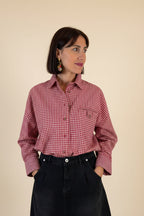 Camicia a quadretti rossa