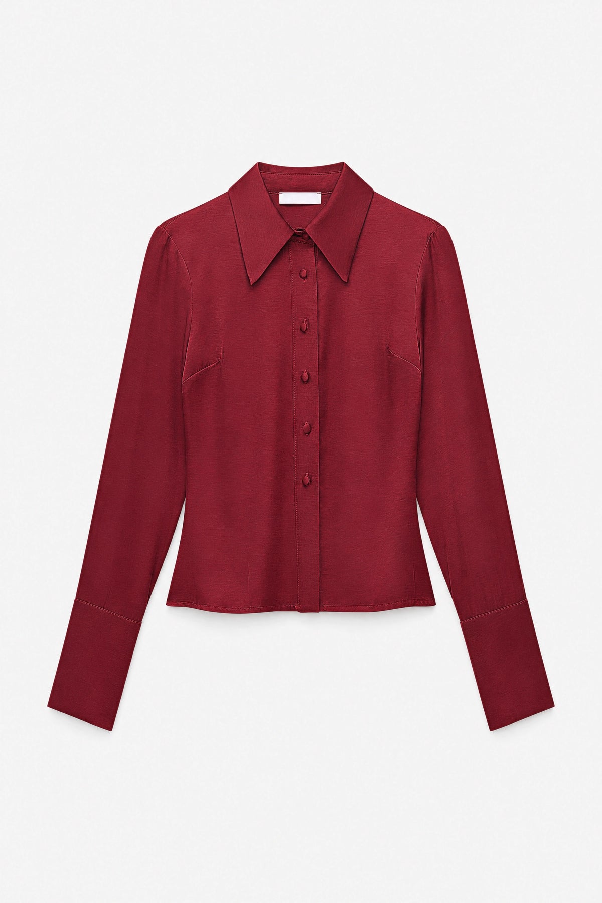 Camicia bordeaux Lumina
