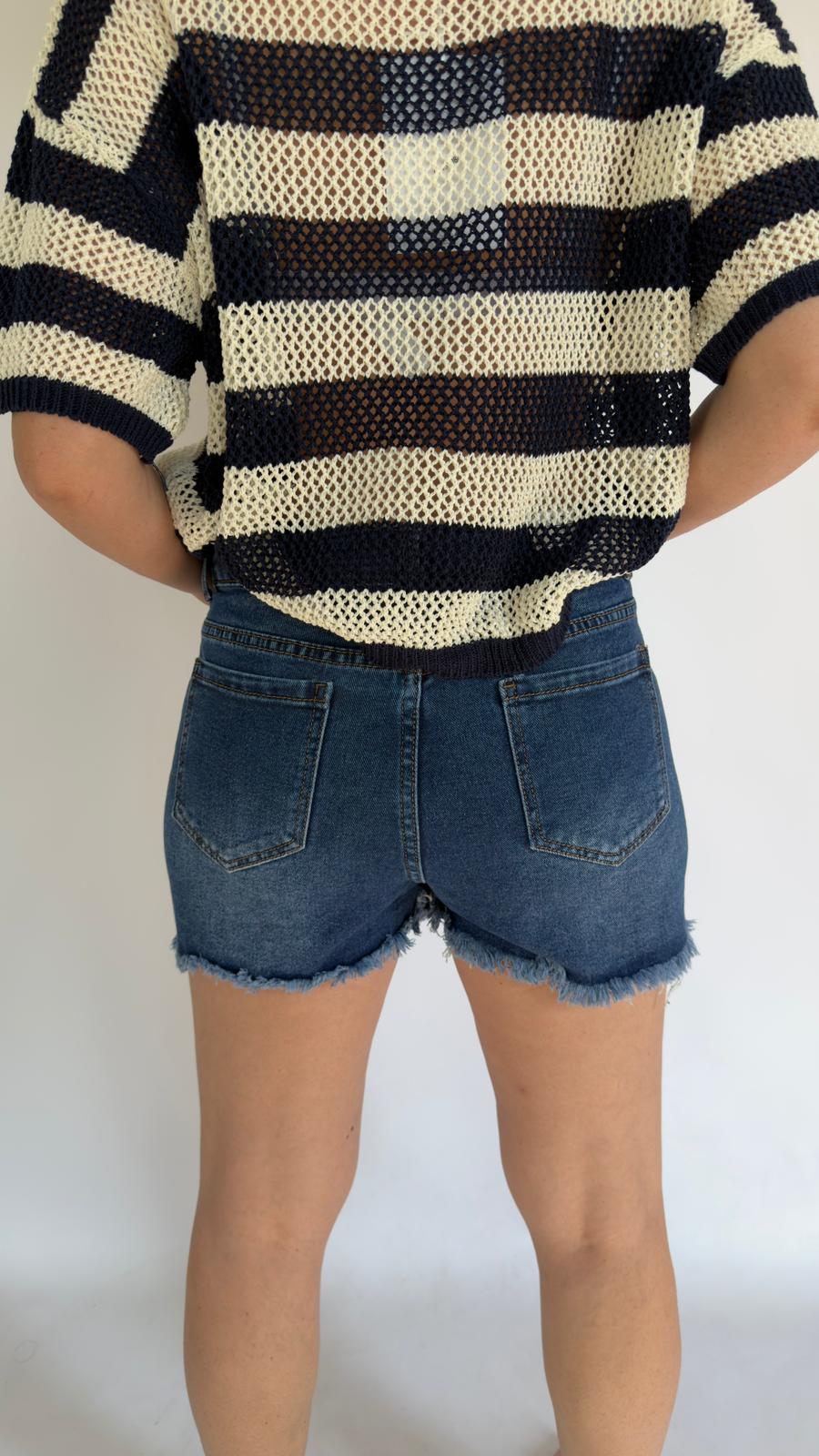 Gonna pantaloncino jeans