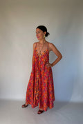 Vestito lungo rosso