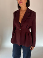 Giacca bordeaux Lumina