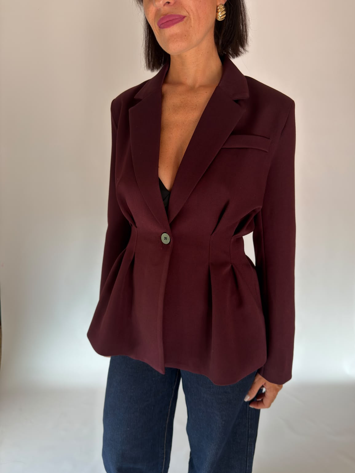 Giacca bordeaux Lumina