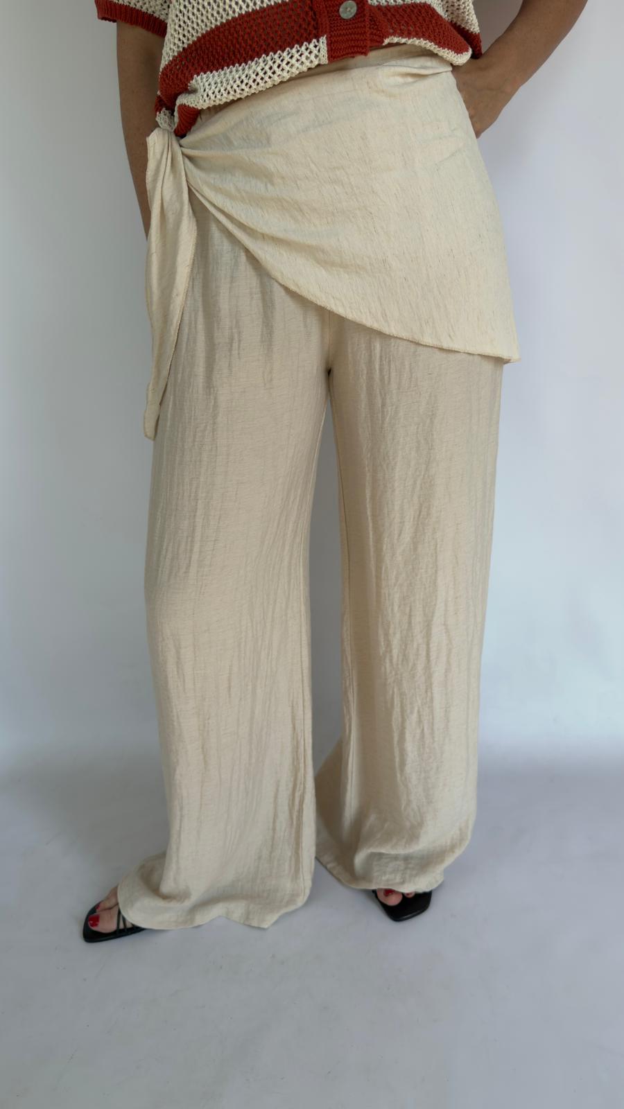 Pantalone crema