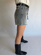 Jeans corto grigio
