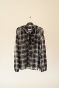 Camicia a quadri con fiocco