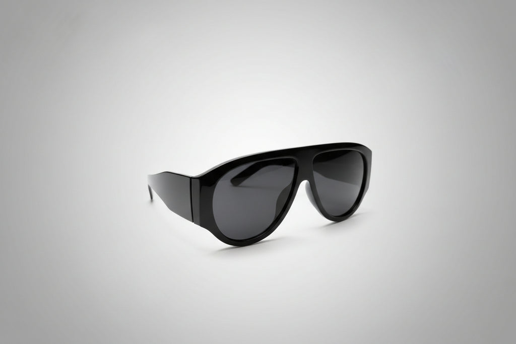 Occhiale maschera black t.