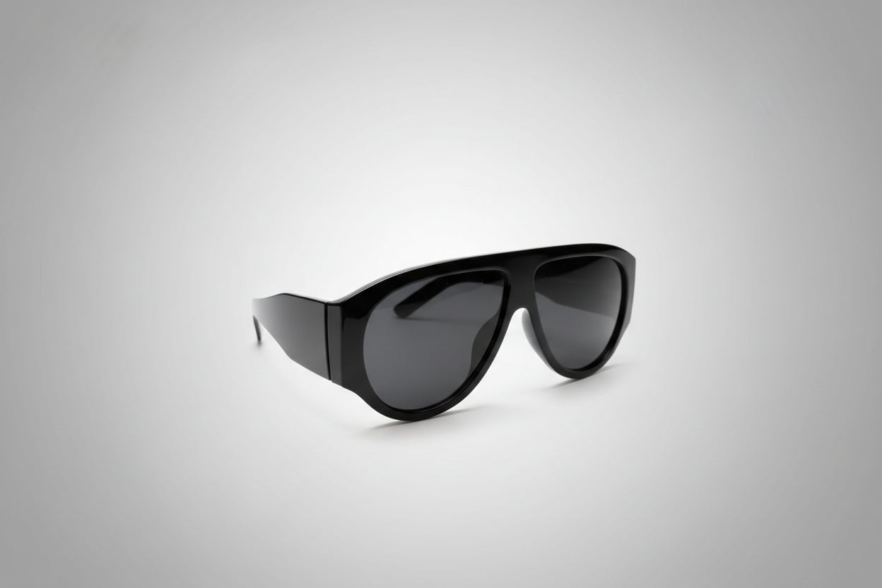 Occhiale maschera black t.